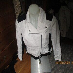 inc med black and white funky jacket light weight